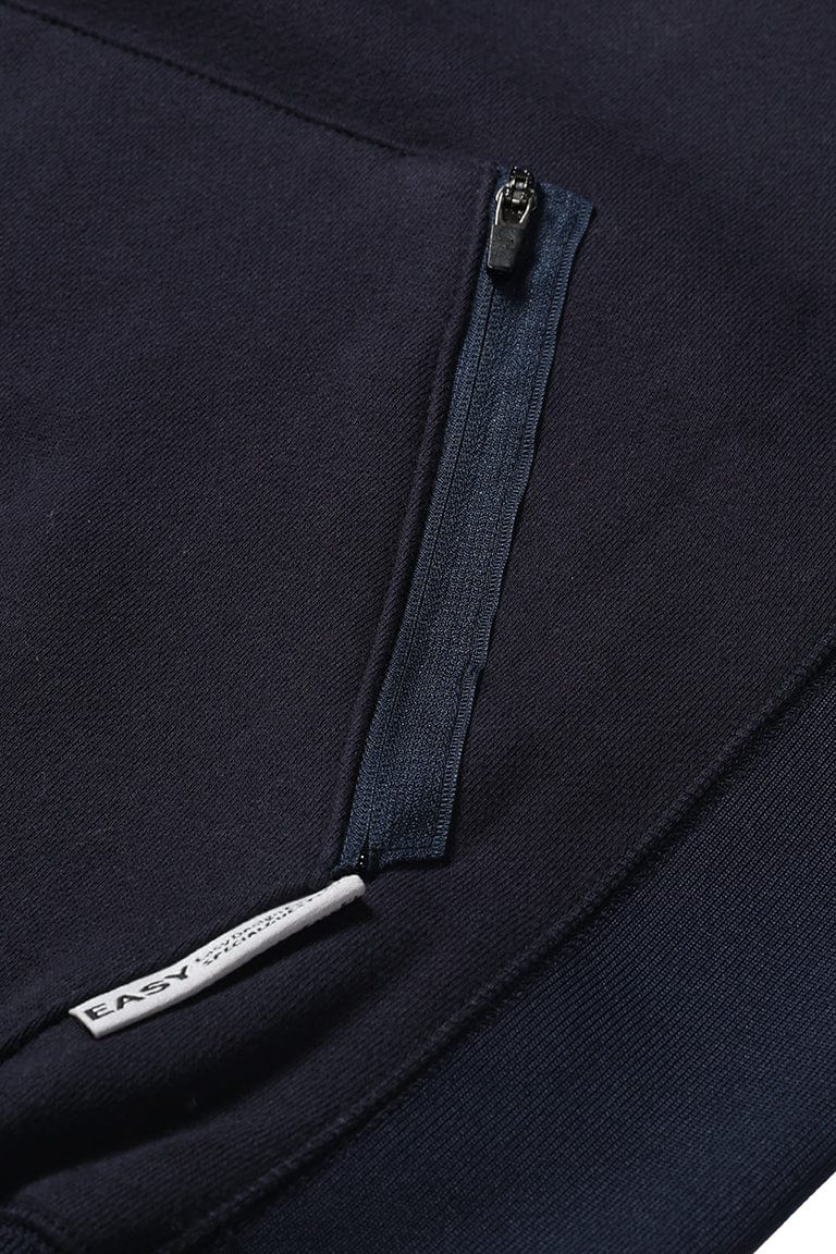 EASY WIDE HOODIE NAVY