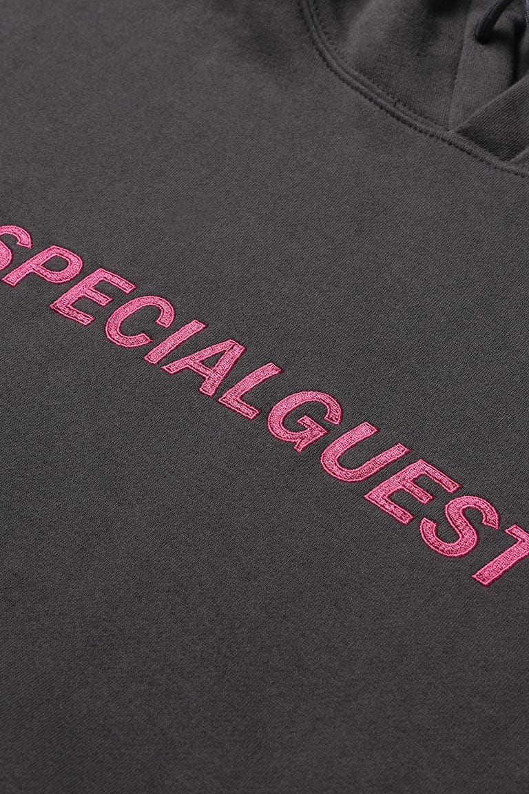 EASY WIDE HOODIE CHARCOAL ART