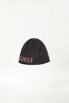 ORBAN JACQUARD BEANIE CHARCOAL GRAY