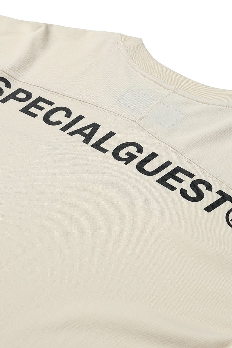 V2 LINEFLOW MERCERIZED L/S TEE IVORY