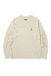 V2 LINEFLOW MERCERIZED L/S TEE IVORY