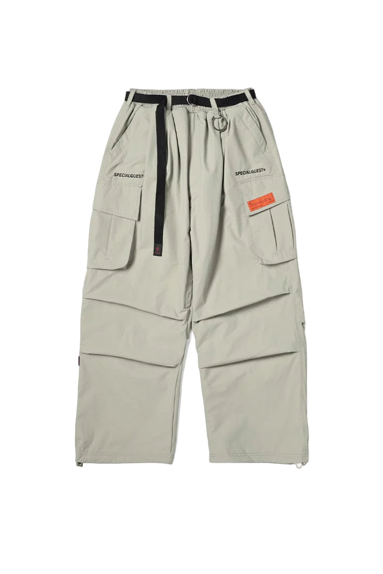 V2 MOD SUPERWIDE CARGO PANTS KHAKI BEIGE