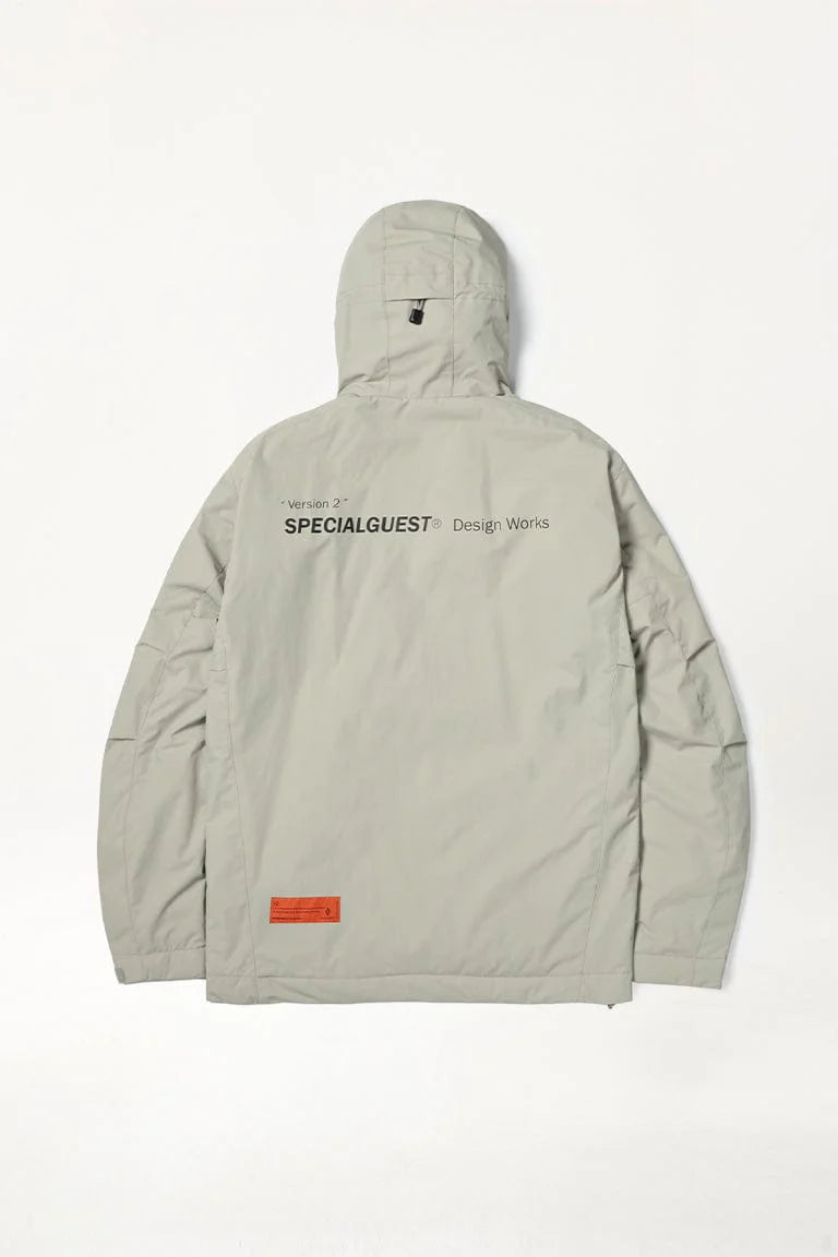 V2 MOD THINSULATE ANORAK JACKET KHAKI BEIGE