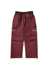 V2 OVERWIDE CARGO PANTS FC BURGUNDY
