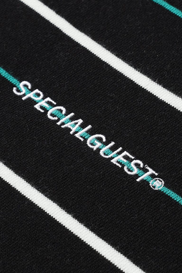 V2 PINSTRIPE CREWNECK BLACK