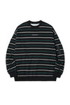 V2 PINSTRIPE CREWNECK BLACK