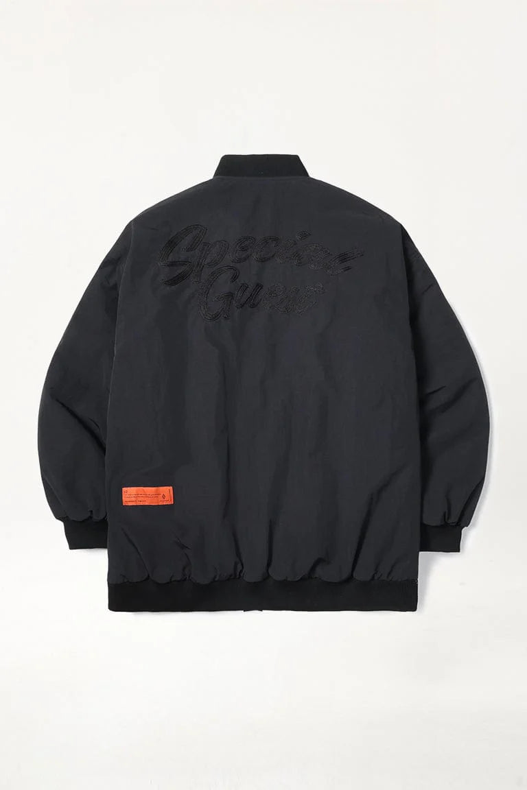 V2 WIDE VARSITY JACKET BLACK