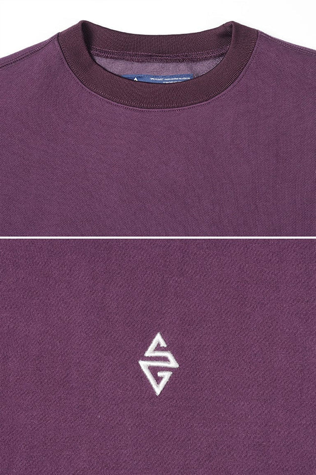 EASY CREWNECK DARK PURPLE