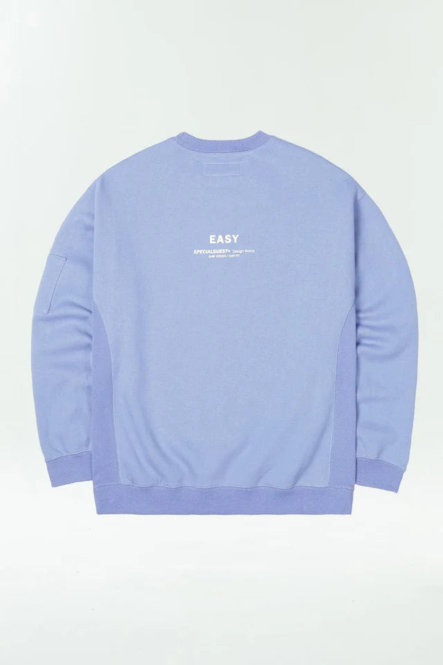 EASY CREWNECK BLUE YONDER