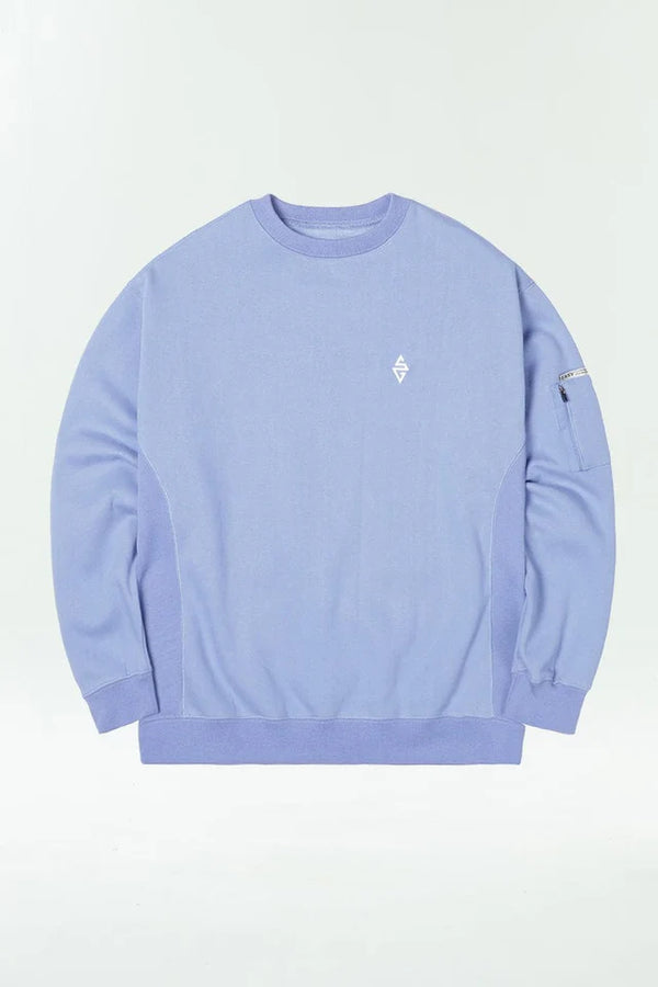 EASY CREWNECK BLUE YONDER