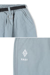 EASY SUPERWIDE BLOCK PANTS DUSTY BLUE