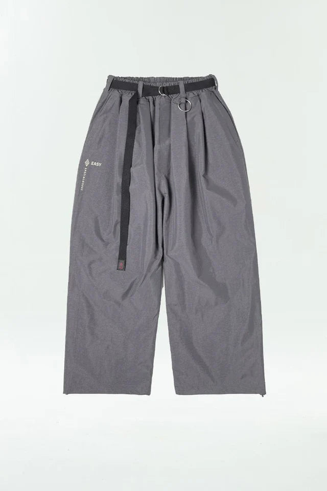 EASY SUPERWIDE TUCK PANTS 3LAYER ASPHALT