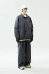 EASY SUPERWIDE TUCK PANTS 3LAYER ASPHALT