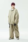 EASY WIDE ANORAK JACKET N 3LAYER PALE KHAKI