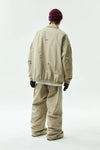 EASY WIDE ANORAK JACKET N 3LAYER PALE KHAKI