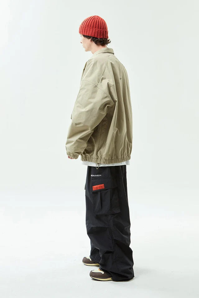 EASY WIDE ANORAK JACKET N 3LAYER PALE KHAKI