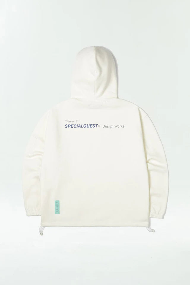 V2 ADJUST HOODIE N IVORY