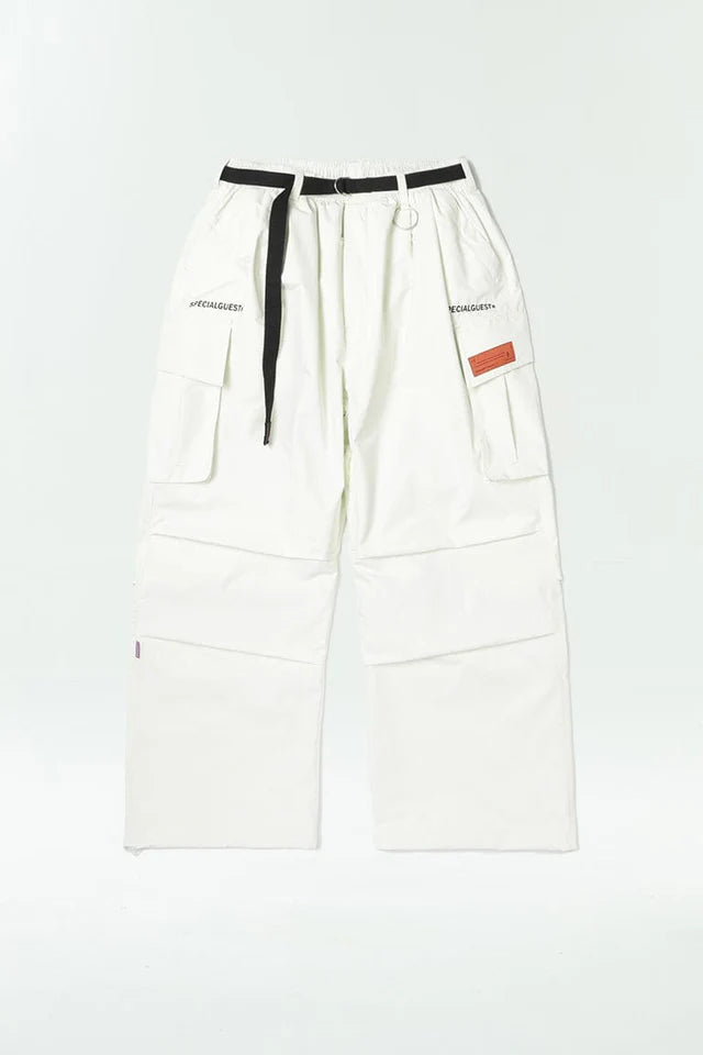 V2 MOD SUPERWIDE CARGO PANTS EGG WHITE