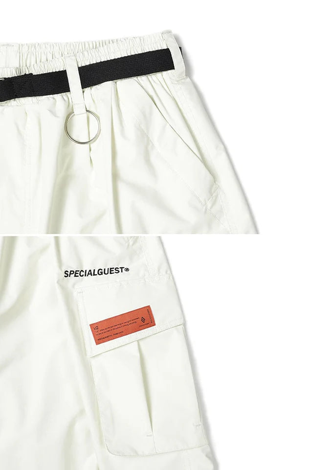 V2 MOD SUPERWIDE CARGO PANTS EGG WHITE