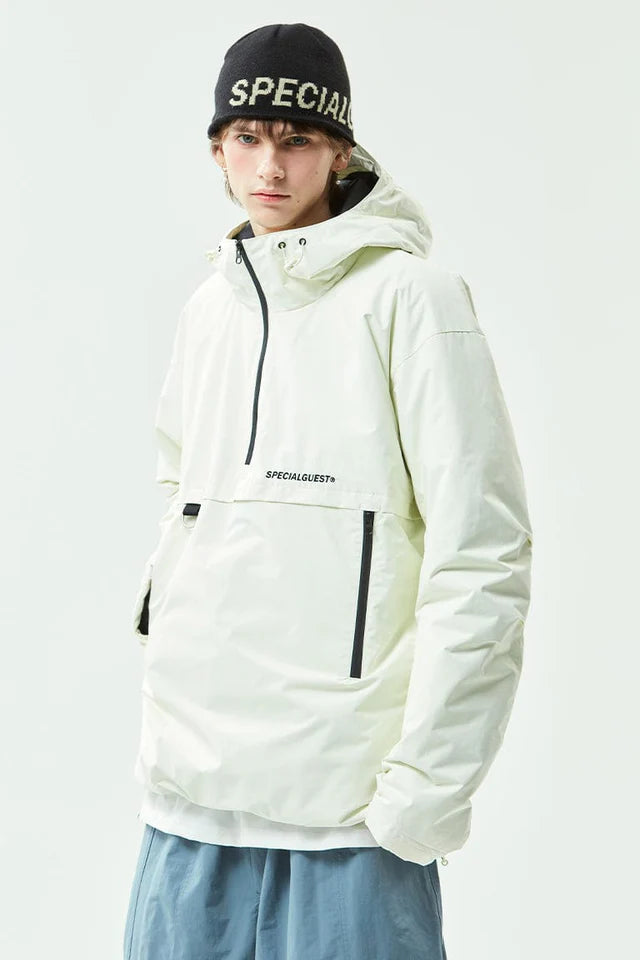 V2 MOD THINSULATE ANORAK JACKET EGG WHITE