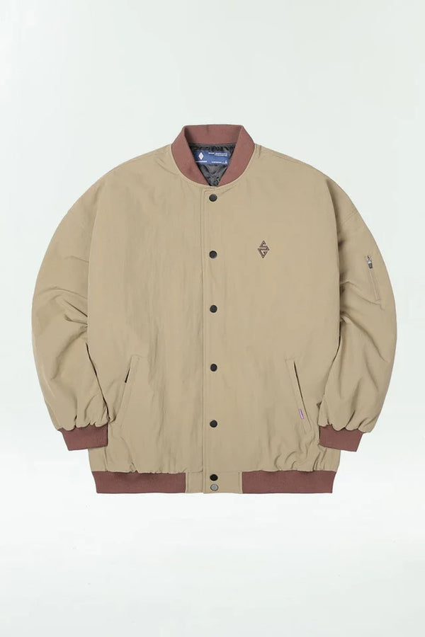 V2 WIDE VARSITY JACKET FENNEL SEED