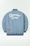 V2 WIDE VARSITY JACKET SLATE BLUE