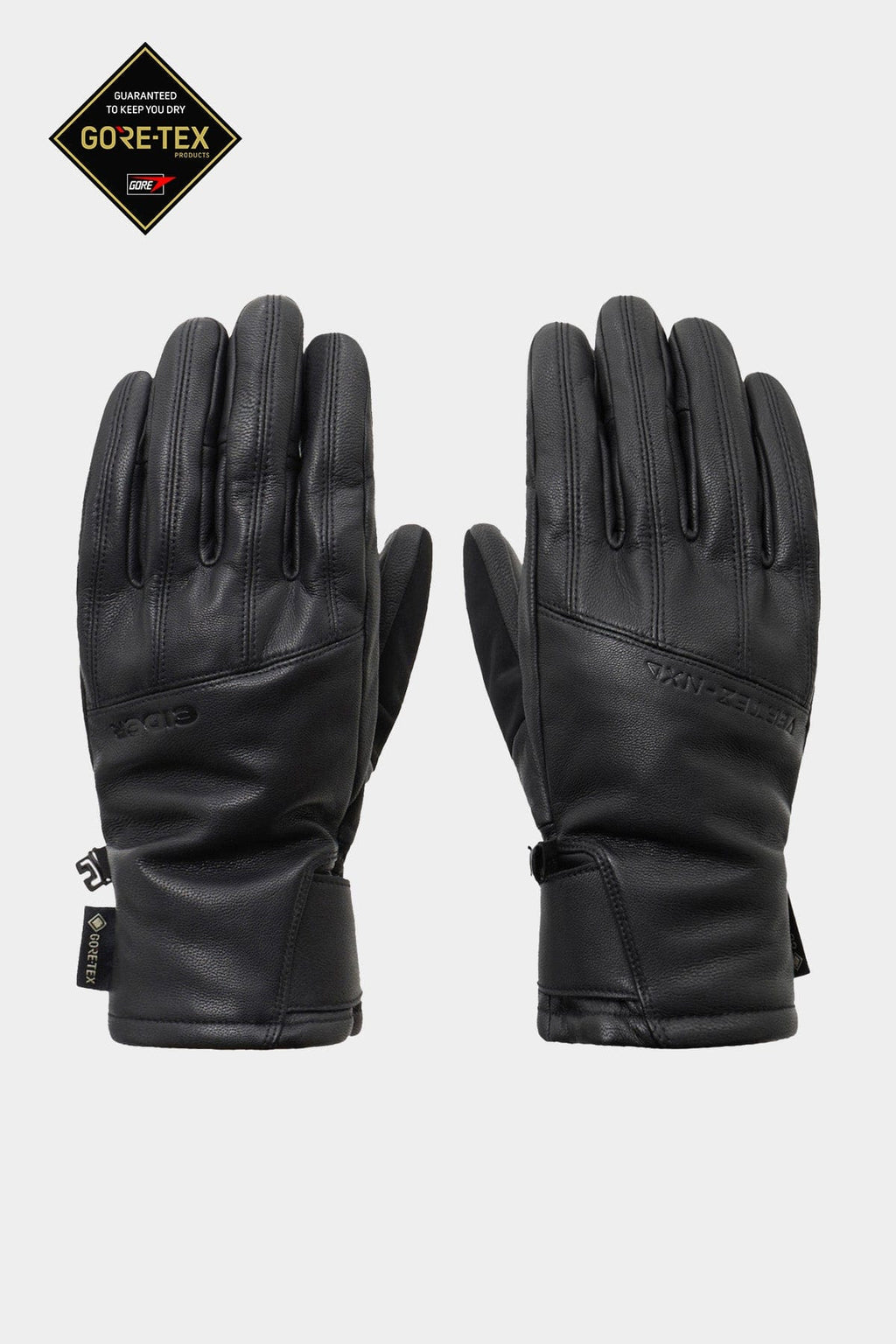 GORE-TEX LEATHER GLOVES BLACK