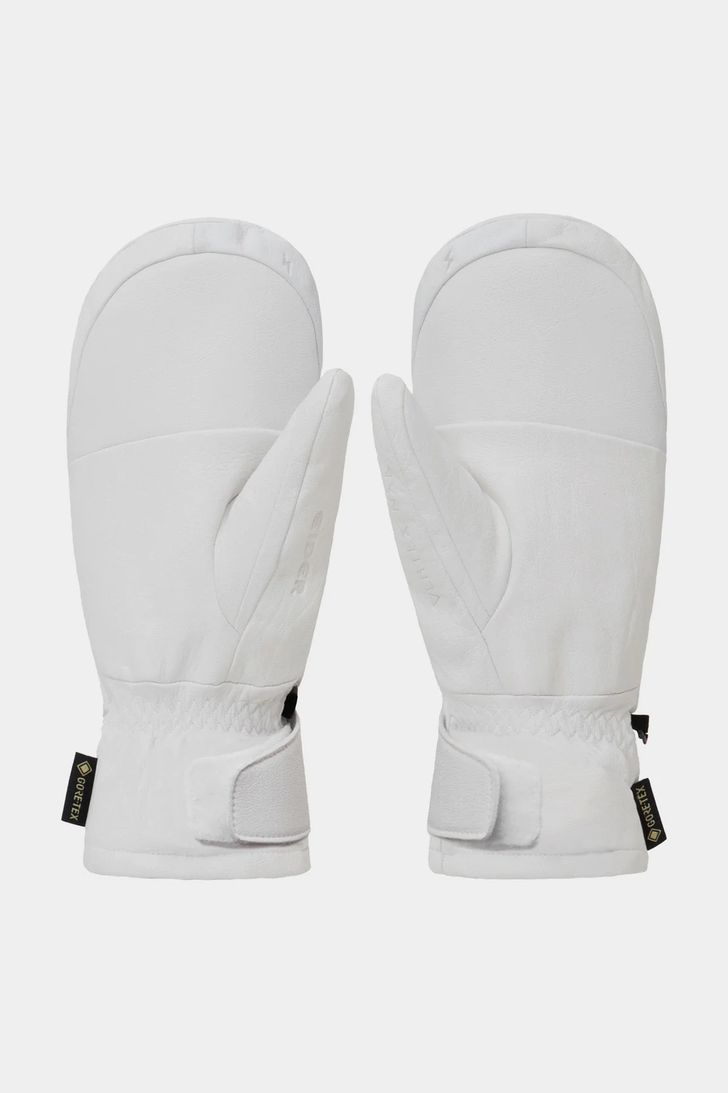 GORE-TEX LEATHER MITTEN WHITE