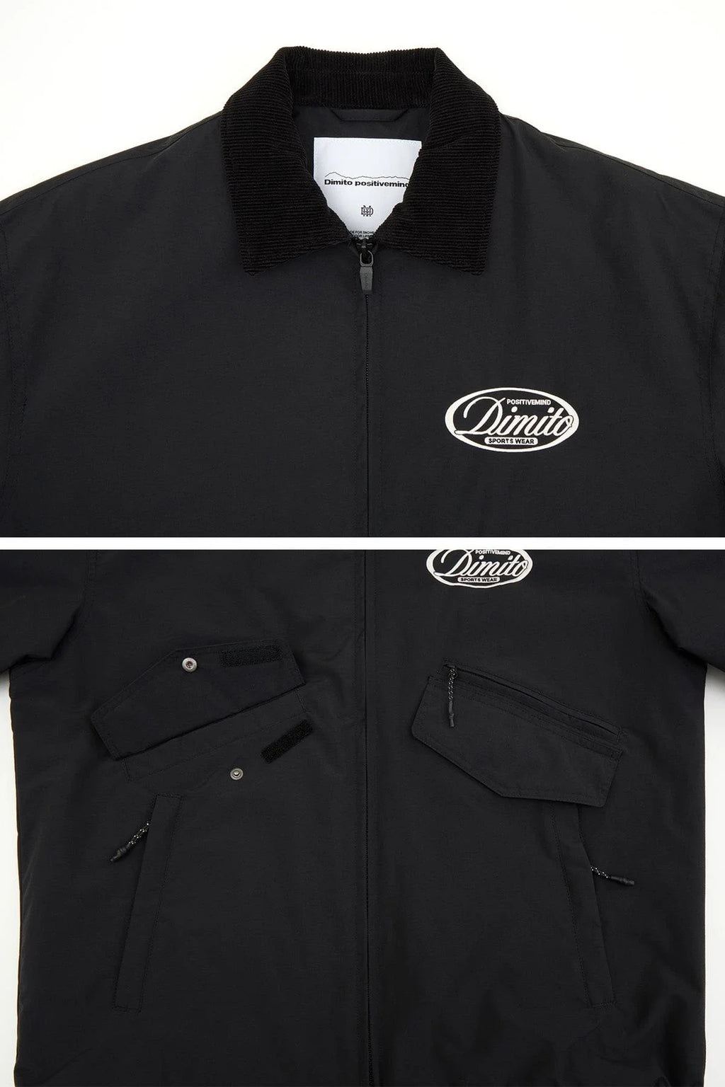 POLARTEC CREW JACKET BLACK