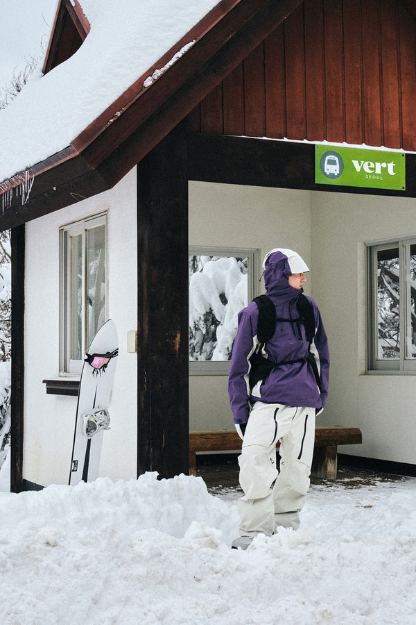 VTX 3L PULLOVER JACKET DEEP GRAPE