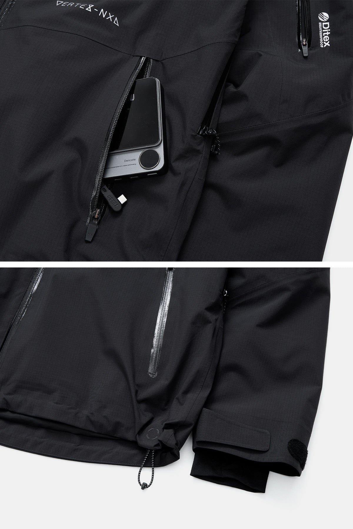ジャケット・アウター Tostalgic clothing ski jacket black Ski jacket / black | Tostalgic Clothing