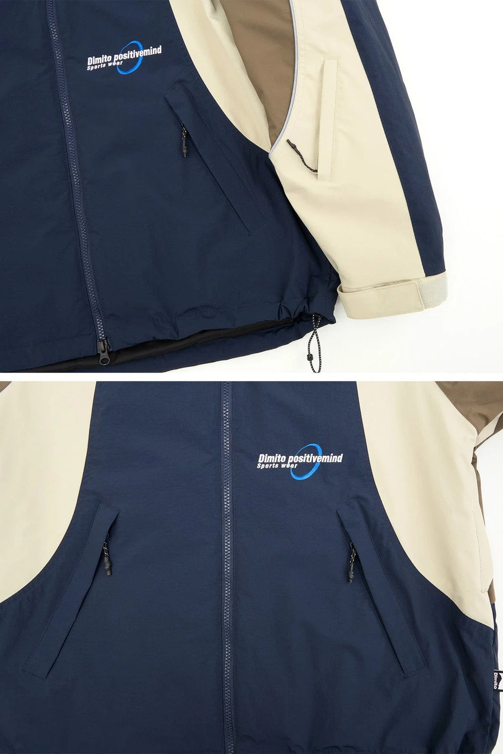 WAVE TRACK JACKET NAVY