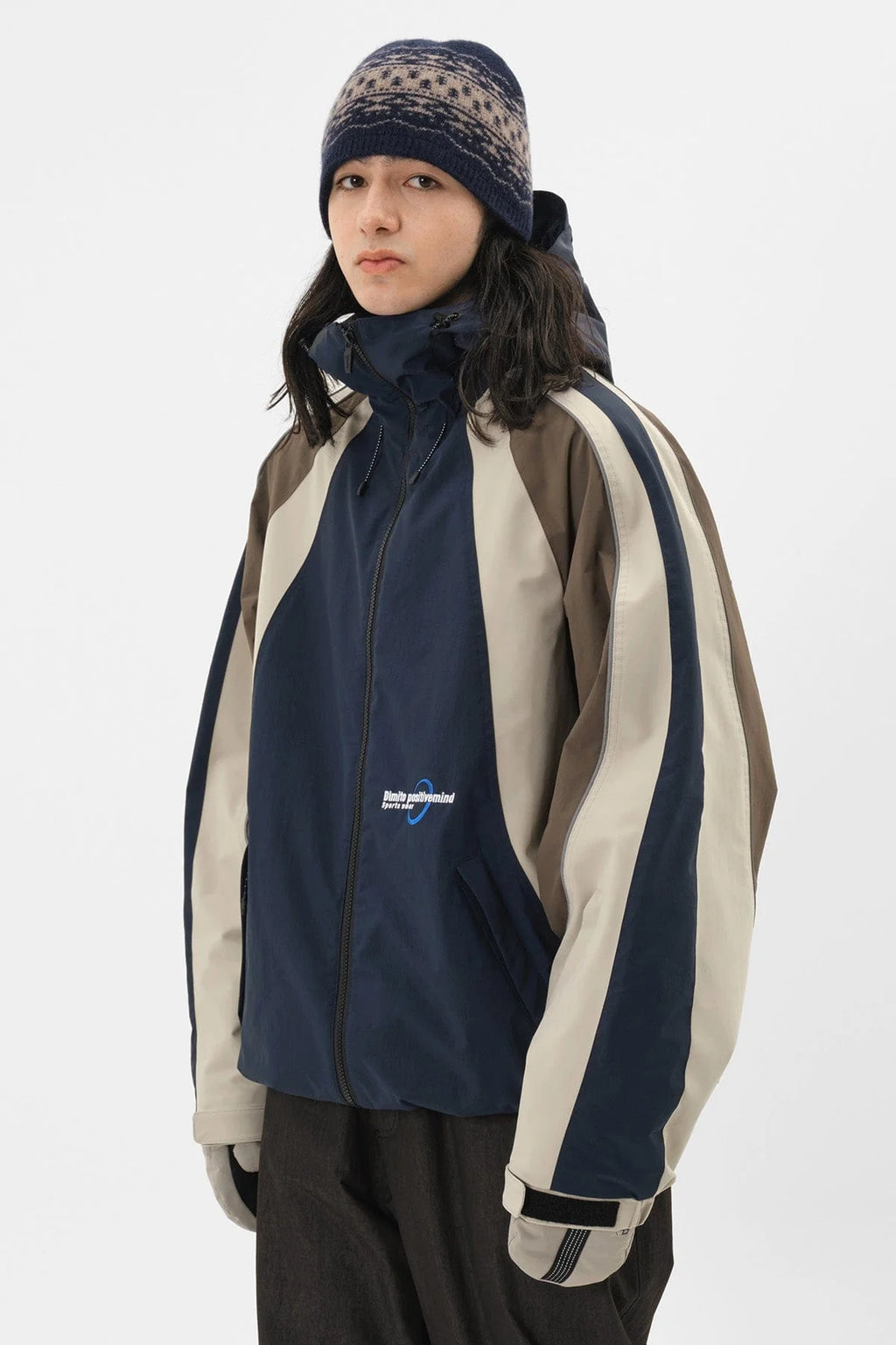 WAVE TRACK JACKET NAVY