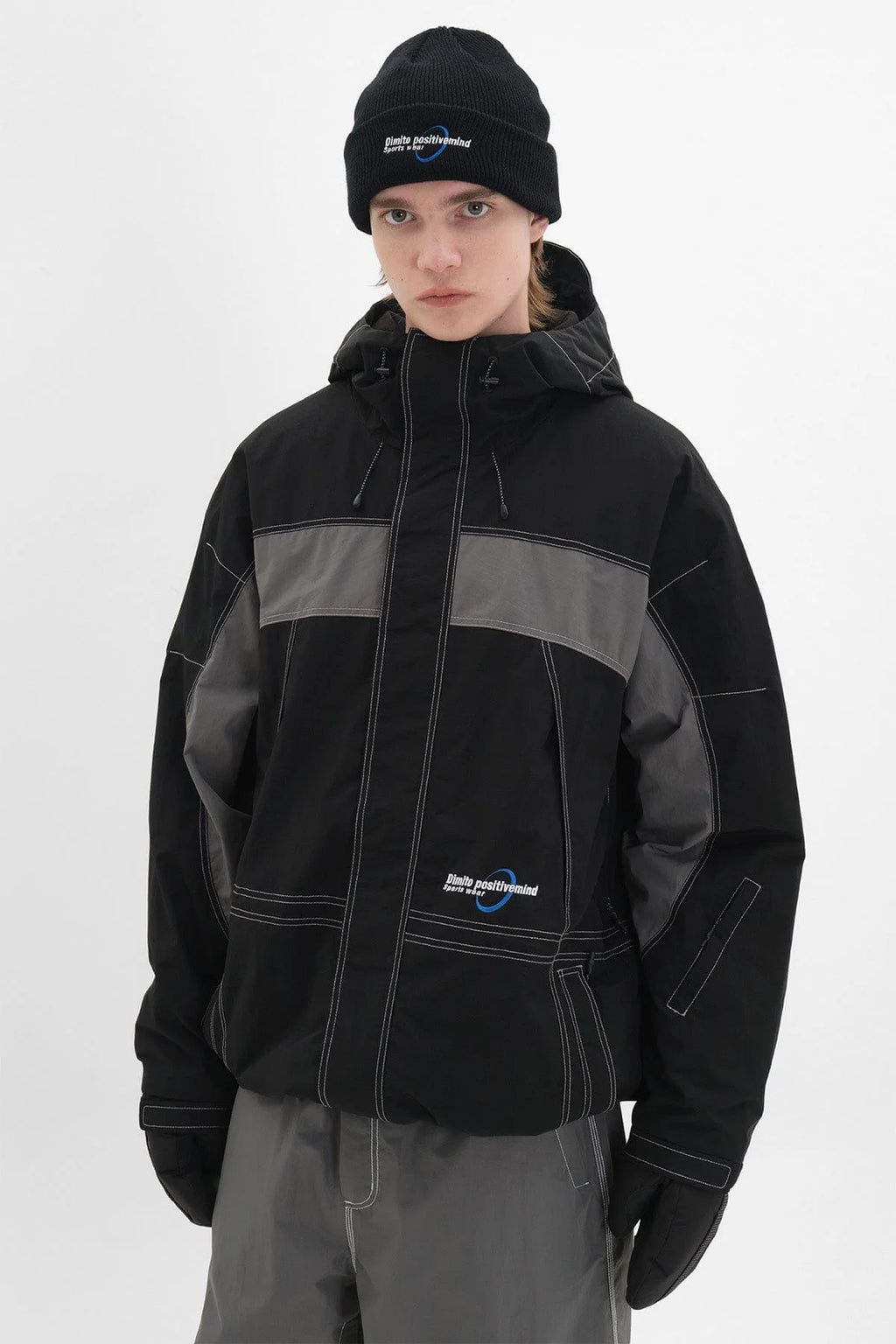 WORKS STITCHED JACKET BLACK