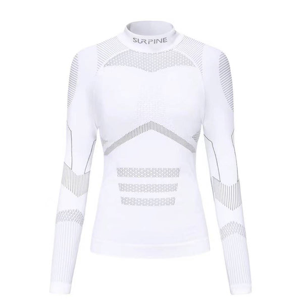 SURPINE BASE LAYER PRO SET WOMEN WHITE/GREY