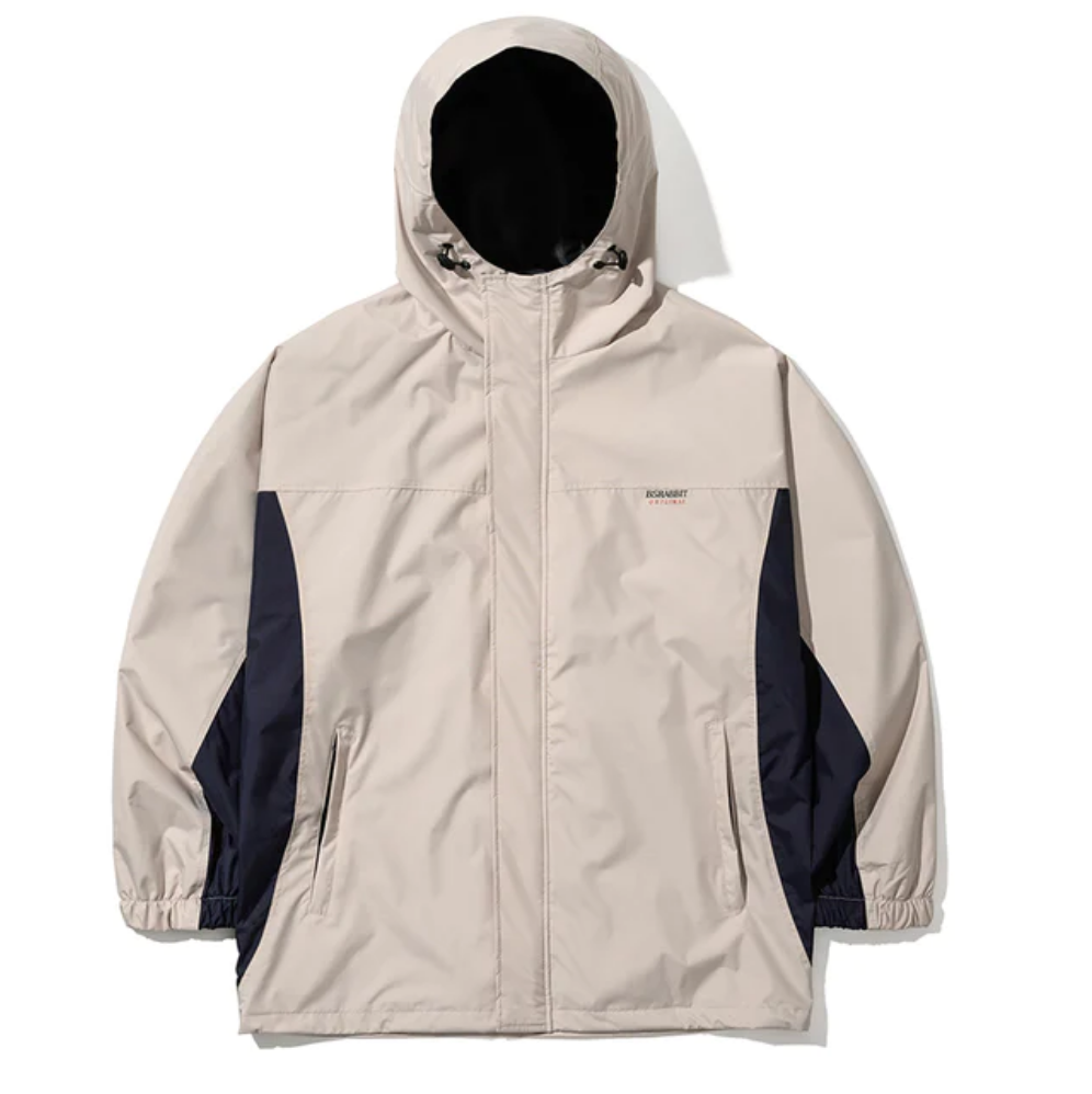 BSRABBIT RETRO HOODED JACKET BEIGE