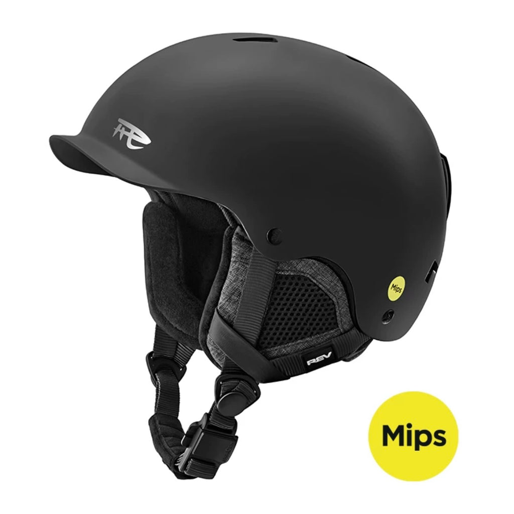 REV HELMET BLACK MIPS