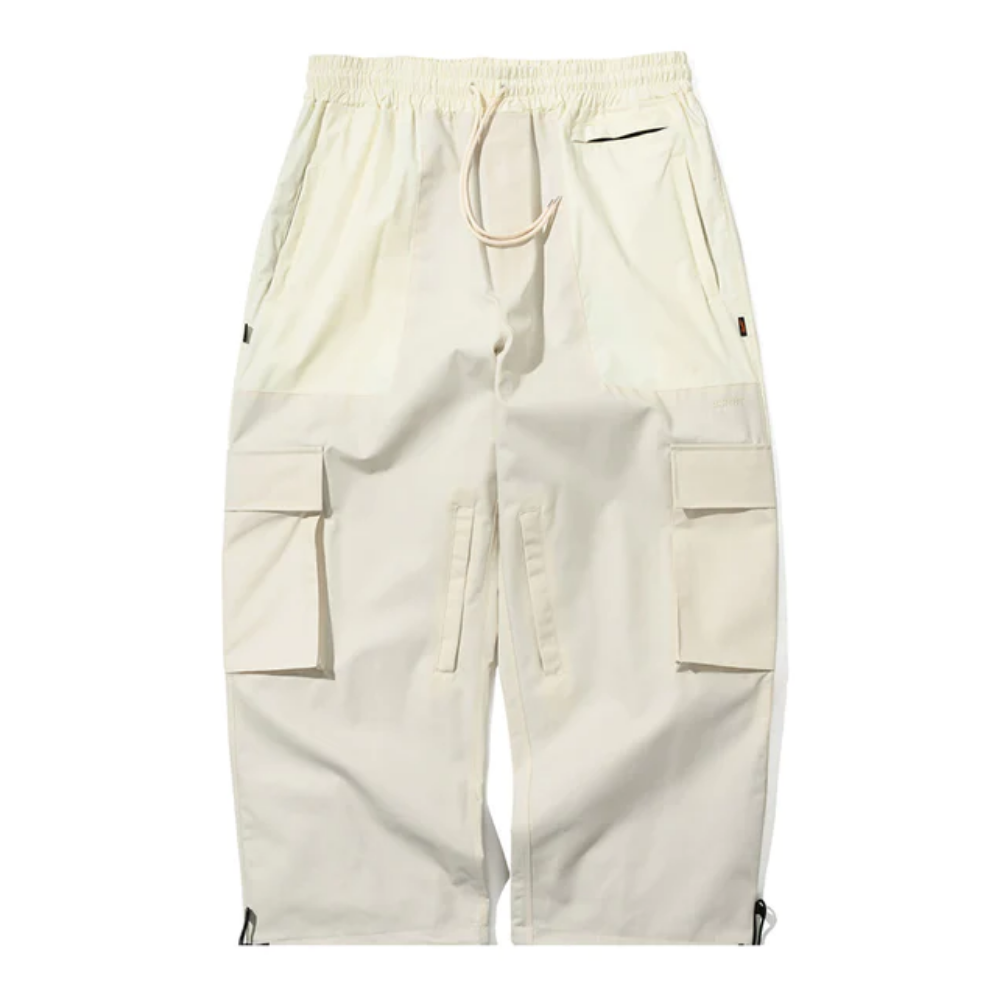 BSRABBIT BIG CARGO SUPER WIDE VENTILATION PANTS CREAM