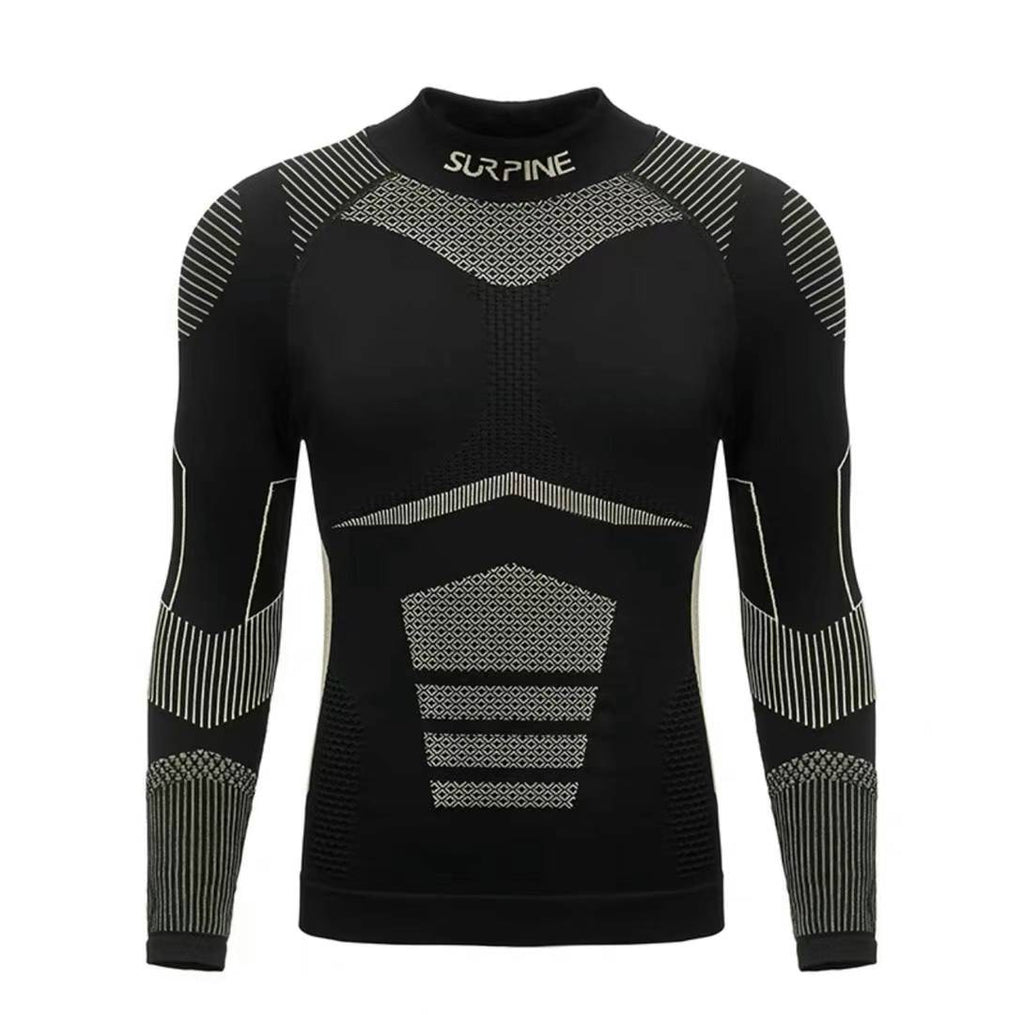 SURPINE BASE LAYER PRO SET MAN BLACK/GOLD