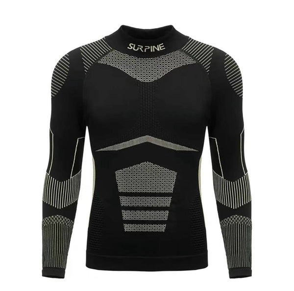 SURPINE BASE LAYER PRO SET MAN BLACK/GOLD