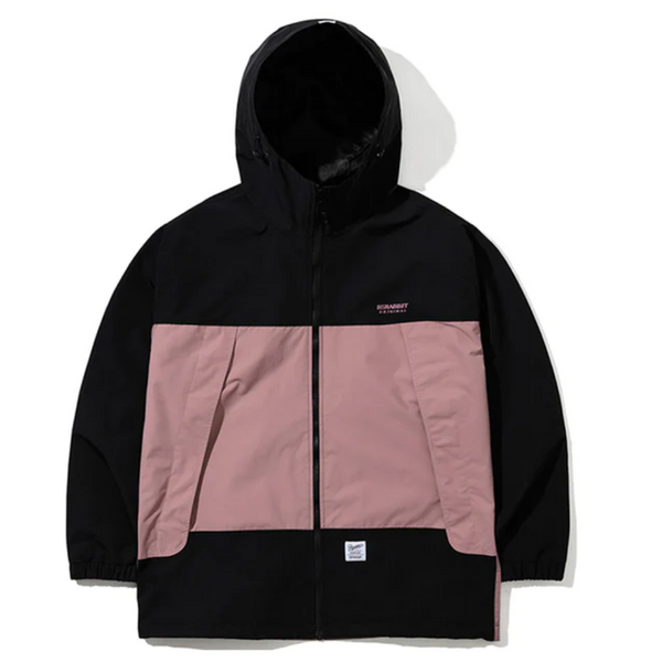 BSRABBIT MMM HF WINDBREAKER HOODED JACKET BLACK