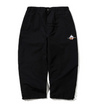 BSRABBIT JS SKULL LOGO SUPER WIDE VENTILATION PANTS BLACK