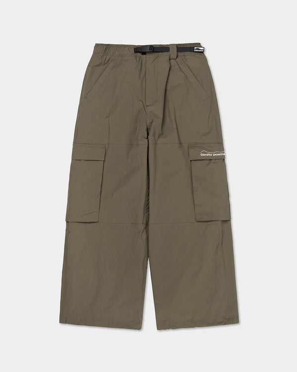 WIDE CARGO PANTS MUD